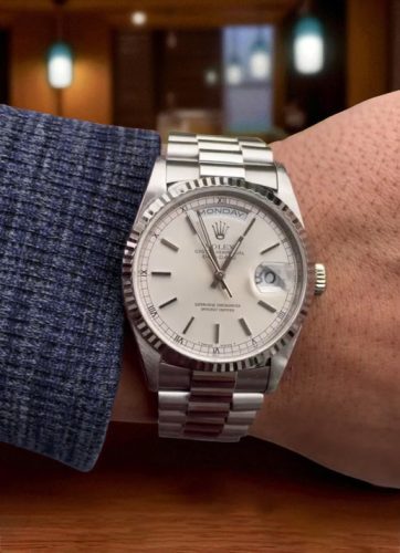 High End Replica Rolex Day-Date 218239 Men's Rolex Calibre 2836/2813 Hands and Markers Automatic photo review