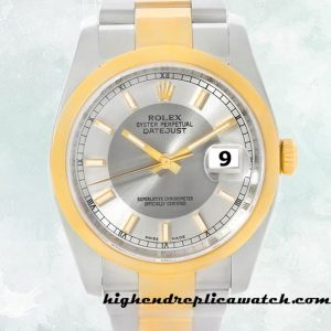 High End Replica Rolex Datejust 116203STSO Men's Rolex Calibre 2836/2813 12mm Two-tone