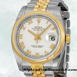 High End Replica Rolex Datejust Rolex Calibre 2836/2813 Men's 116203-0144 White Dial