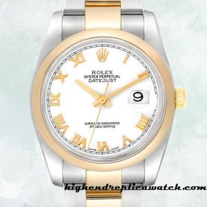 High End Replica Rolex Datejust 116203-0135 Men's Rolex Calibre 2836/2813 12mm Automatic