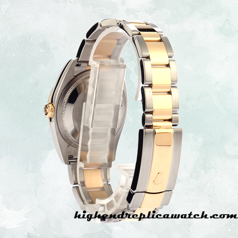 High End Replica Rolex Datejust 116233BKSO Rolex Calibre 2836/2813 Men's 12mm Black Dial - Image 4