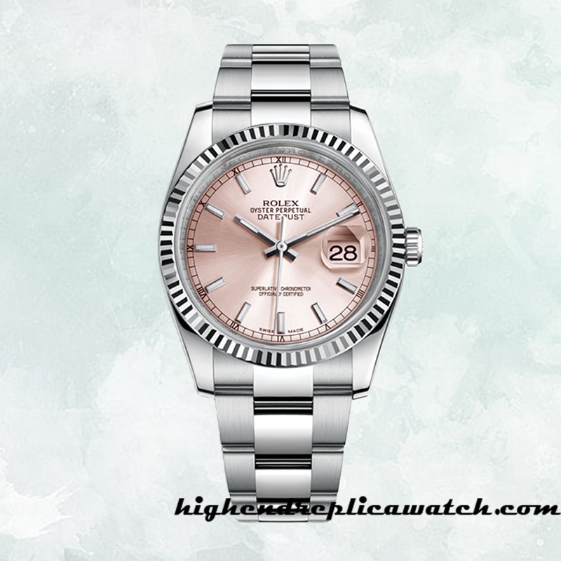 High End Replica Rolex Datejust Rolex Calibre 2836/2813 Men's 116234-0120 12mm - Image 2