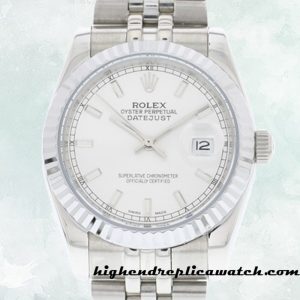 High End Replica Rolex Datejust 116234WSJ Rolex Calibre 2836/2813 Men's 15mm
