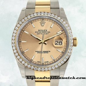 High End Replica Rolex Datejust Rolex Calibre 2836/2813 Men's 116243CSO 12mm Automatic