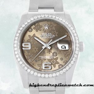 High End Replica Rolex Datejust Men's 116244BFAO Rolex Calibre 2836/2813 12mm