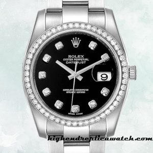 High End Replica Rolex Datejust 116244BKDO Rolex Calibre 2836/2813 Men's Automatic