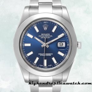 High End Replica Rolex Datejust 116300BLSO Rolex Calibre 2836/2813 Men's 15mm