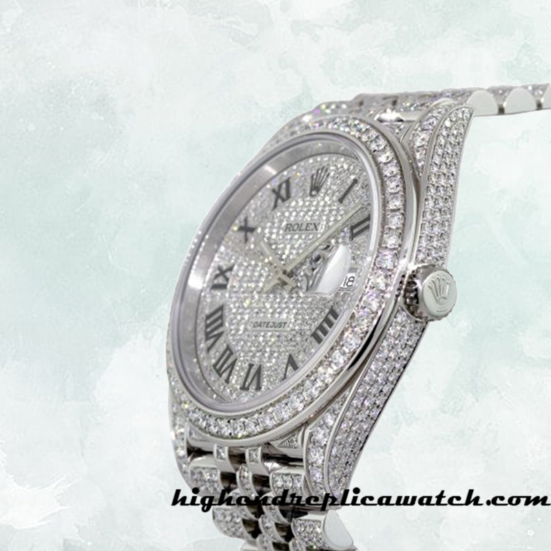 High End Replica Rolex Datejust Rolex Calibre 2836/2813 116300 Men's Silver-tone - Image 3