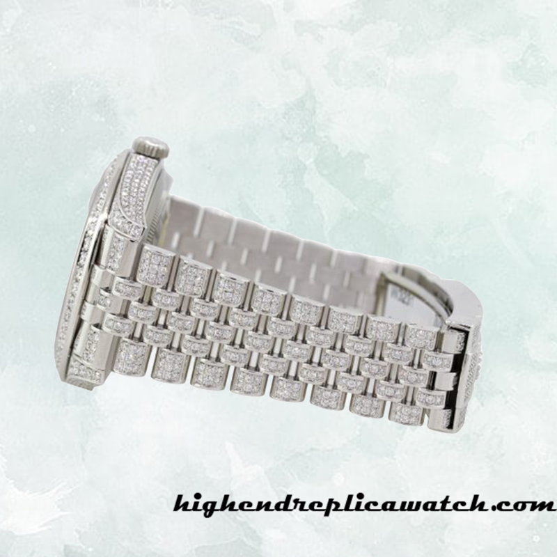 High End Replica Rolex Datejust Rolex Calibre 2836/2813 116300 Men's Silver-tone - Image 4