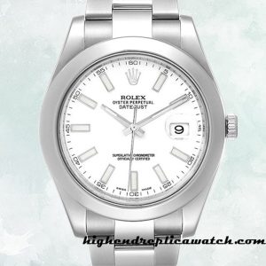 High End Replica Rolex Datejust Rolex Calibre 2836/2813 116300WSO Men's Hands and Markers Automatic