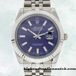 High End Replica Rolex Datejust Rolex Calibre 2836/2813 116334BLSJ Men's 16mm Hands and Markers
