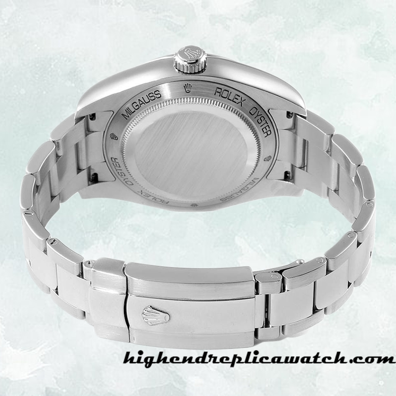 High End Replica Rolex Milgauss Men's Rolex Calibre 2813 116400BKSO Black Dial Automatic - Image 4