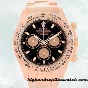 High End Replica Rolex Daytona Rolex Calibre 7750/Mingzhu Engine Men's m116505-0008 16mm Rose Gold-tone