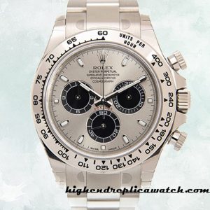 High End Replica Rolex Daytona m116509-0072 Men's Rolex Calibre 4130/7750/Mingzhu Engine Hands and Markers Silver-tone