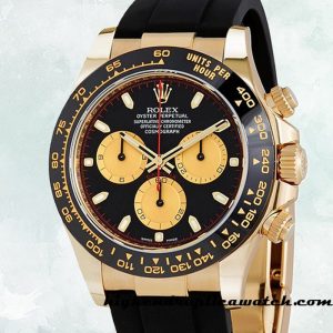 High End Replica Rolex Daytona Rolex Calibre 7750/Mingzhu Engine Men's 116518BKCSR Black Dial