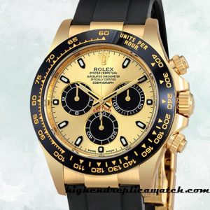 High End Replica Rolex Daytona 116518CBKSR Men's Rolex Calibre 7750/Mingzhu Engine Black 15mm
