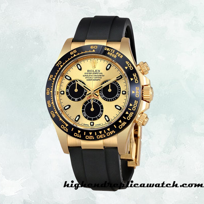 High End Replica Rolex Daytona 116518CBKSR Men's Rolex Calibre 7750/Mingzhu Engine Black 15mm - Image 2