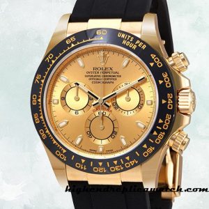 High End Replica Rolex Daytona Rolex Calibre 7750/Mingzhu Engine Men's 116518CSR Black