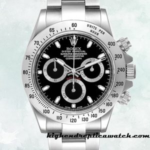 High End Replica Rolex Daytona 116520BKSO Men's Rolex Calibre 7750/Mingzhu Engine Automatic