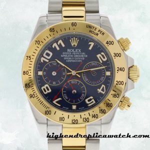 High End Replica Rolex Daytona 116523BLAO Men's Rolex Calibre 7750/Mingzhu Engine Hands and Markers