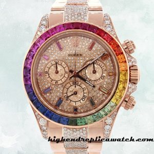 High End Replica Rolex Daytona 116595RBOW-0002 Asian Movement Men's Automatic Hands