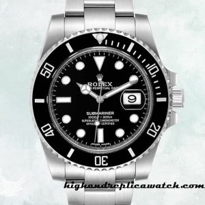 High End Replica Rolex Submariner 116610LN Men's Rolex Calibre 2836/2813 15mm