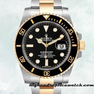 High End Replica Rolex Submariner Rolex Calibre 2836/2813 116613-LN-97203 Men's Hands and Markers