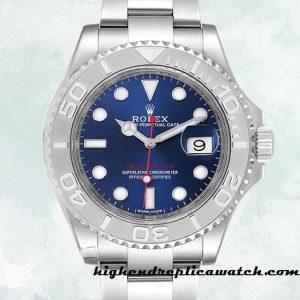 High End Replica Rolex Yacht-master Men's Rolex Calibre 2836/2813 116622BLSO Silver-tone