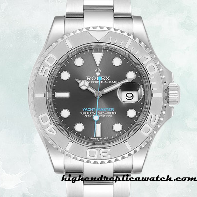 High End Replica Rolex Yacht-master 116622GYSO Rolex Calibre 2836/2813 Men's Automatic Grey Dial