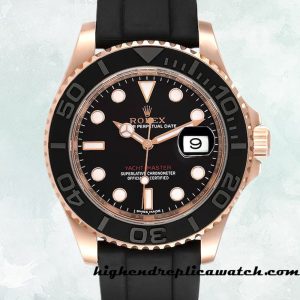 High End Replica Rolex Yacht-master Rolex Calibre 2836/2813 Men's 116655BKSR 15mm Black