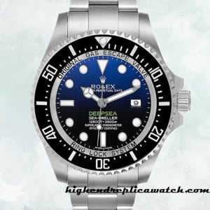 High End Replica Rolex Sea-Dweller 116660-98210 Men's Rolex Calibre 2836/2813 Deep Blue Dial
