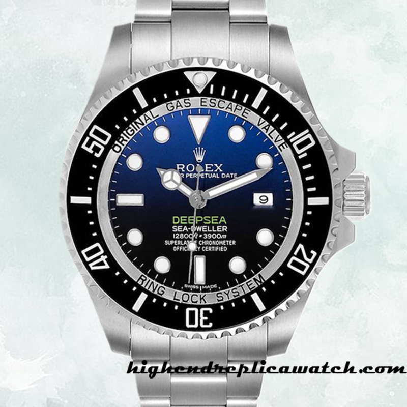 High End Replica Rolex Sea-Dweller 116660-98210 Men's Rolex Calibre 2836/2813 Deep Blue Dial
