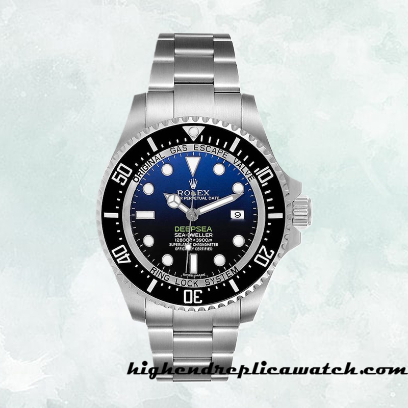 High End Replica Rolex Sea-Dweller 116660-98210 Men's Rolex Calibre 2836/2813 Deep Blue Dial - Image 2