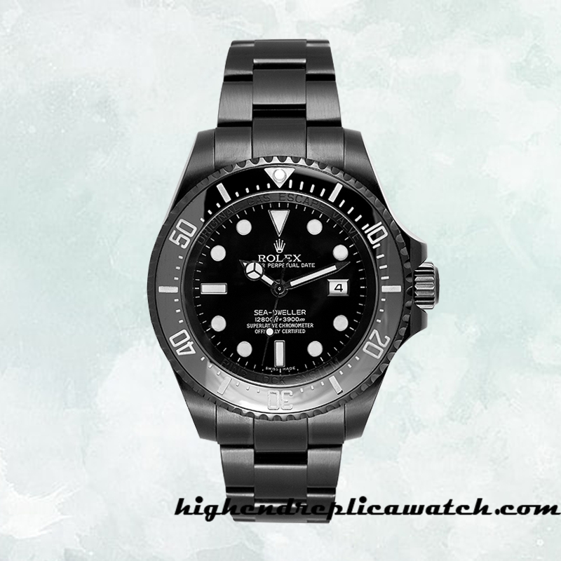 High End Replica Rolex Sea-Dweller 116660 Men's Rolex Calibre 2813 Black-tone 18mm - Image 2