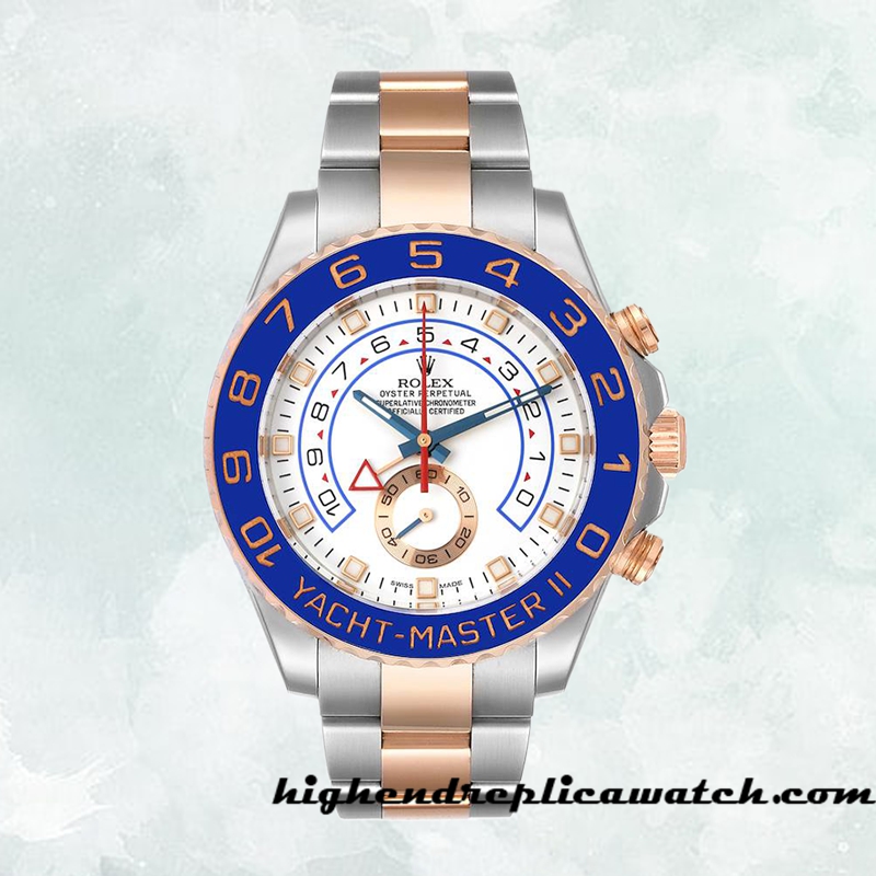High End Replica Rolex Yacht-master 116681-78211 Rolex Calibre 2836/2813 Men's Two-tone Hands and Markers - Image 2