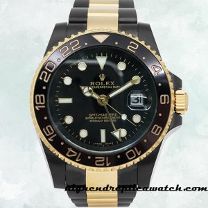 High End Replica Rolex GMT-Master II 116713 Rolex Calibre 2813 Men's Automatic Black Dial