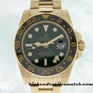High End Replica Rolex Gmt Master Men's 116718GRSO Rolex Calibre 2836/2813 Green Dial 18mm