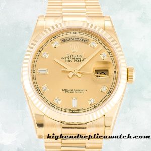 High End Replica Rolex Day-Date Men's 118238 Rolex Calibre 2836/2813 Champagne Dial
