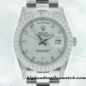 High End Replica Rolex Day-date m118389-0008 Men's Rolex Calibre 2836/2813 Hands