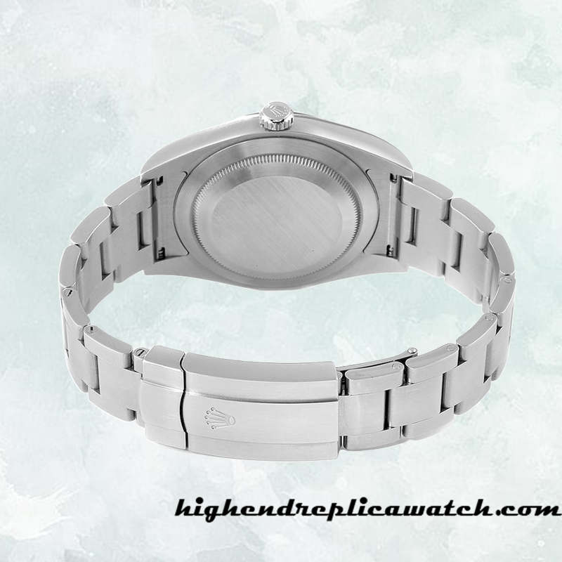 High End Replica Rolex Oyster Perpetual Rolex Calibre 2836/2813 m124300-0004 Unisex Around 15mm Yellow Dial - Image 4