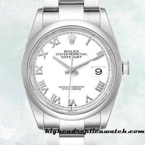 High End Replica Rolex Datejust Men's Rolex Calibre 2836/2813 m126200-0008 Silver-tone 12mm