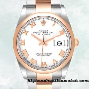 High End Replica Rolex Datejust Men's m126201-0016 Rolex Calibre 2836/2813 White Dial