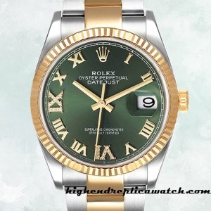 High End Replica Rolex Datejust Rolex Calibre 2836/2813 Men's m126233-0026 Green Dial