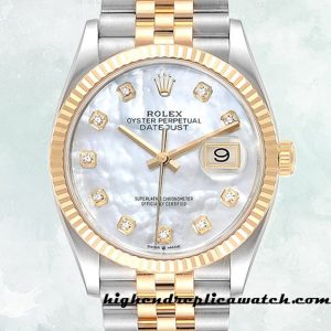 High End Replica Rolex Datejust Men's Rolex Calibre 2836/2813 m126233-0023 Automatic Mother of Pearl Dial