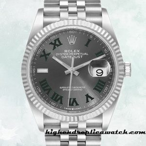 High End Replica Rolex Datejust Men's m126234-0045 Rolex Calibre 2836/2813 Silver-tone Hands