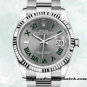 High End Replica Rolex Datejust Rolex Calibre 2836/2813 m126234-0046 Men's Silver-tone