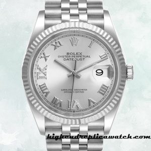 High End Replica Rolex Datejust Ladies Rolex Calibre 2836/2813 m126234-0029 Silver Dial 12mm