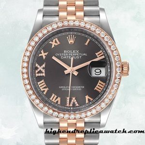 High End Replica Rolex Datejust m126281rbr-0011 Men's Rolex Calibre 2836/2813 12mm Automatic