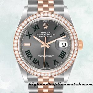 High End Replica Rolex Datejust Men's m126281rbr-0017 Rolex Calibre 2836/2813 12mm