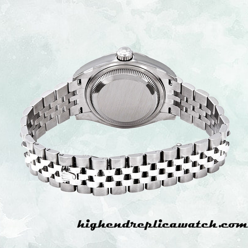 High End Replica Rolex Datejust Ladies m126284rbr-0021 Rolex Calibre 2836/2813 Silver-tone - Image 4